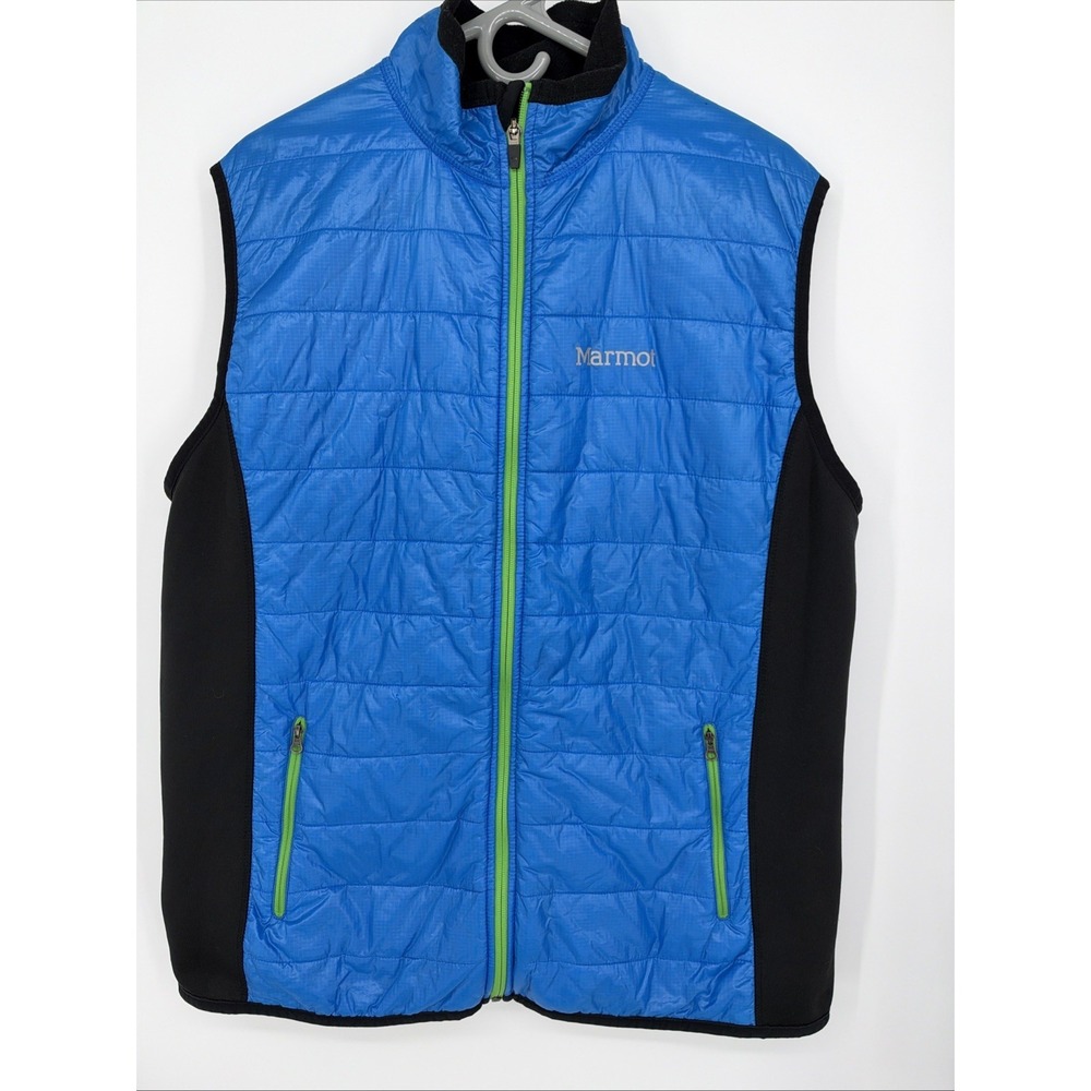 Marmot Variant Vest Blue Men's Hybrid Polartec Full Zip XL